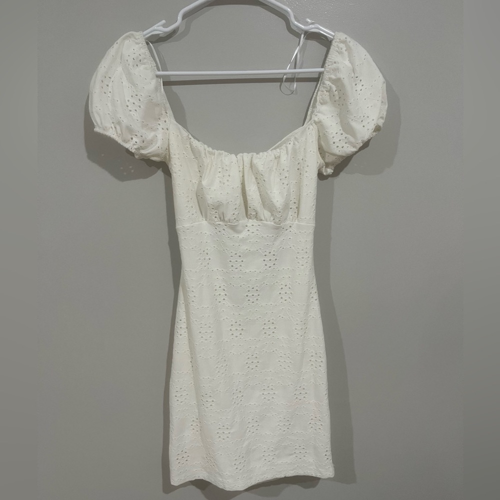 white homecoming dress